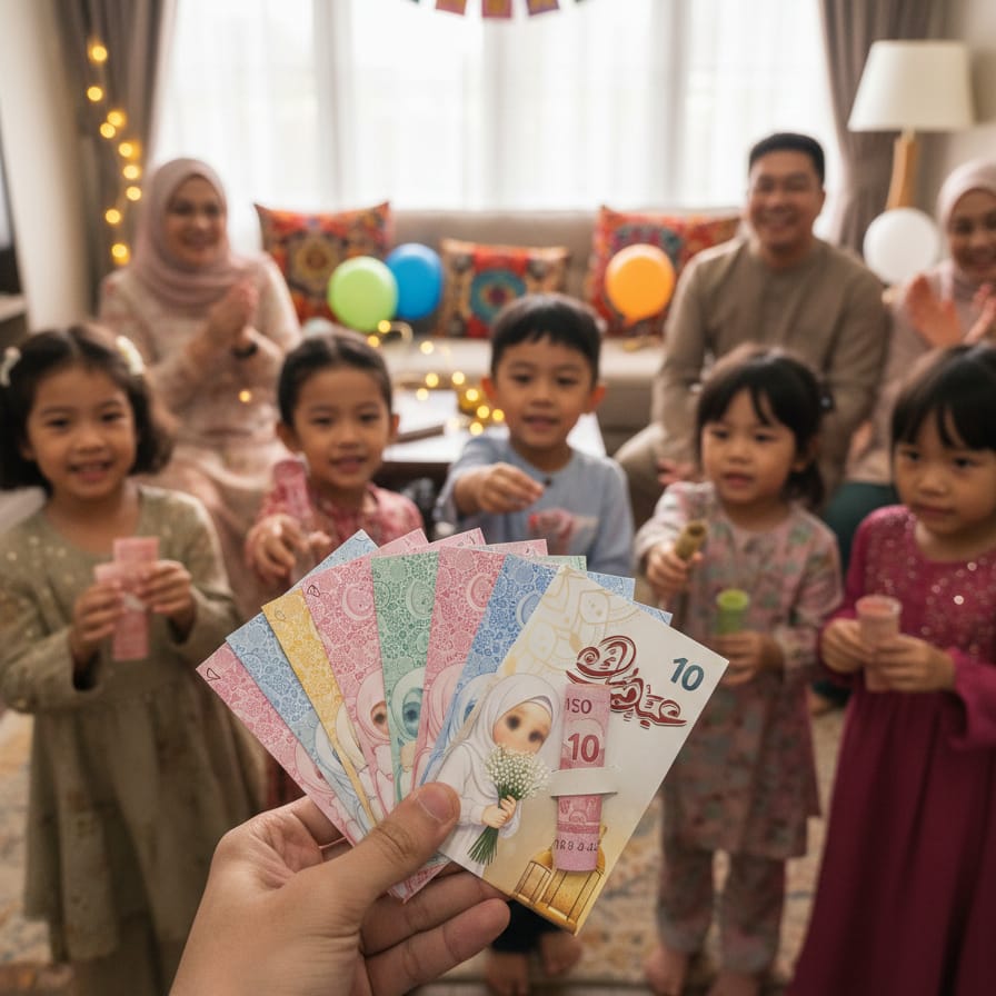 Eid Eidi Cards Set – Pack of 10 Assorted Designs for Cash Gifts